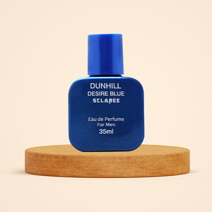 عطر جیبی مردانه اسکلاره مدل Dunhill Desire Blue با رایحه خنک، ملایم و مرکباتی اقیانوسی حجم 35ml