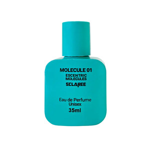 عطر جیبی یونیسکس اسکلاره مدل Molecule 01 با رایحه ملایم، چوبی و مشکی انتزاعی حجم 35ml
