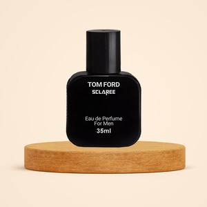 عطر جیبی مردانه اسکلاره مدل Tom Ford Tuscan Leather با رایحه گرم، تلخ، چرمی و زعفرانی حجم 35ml