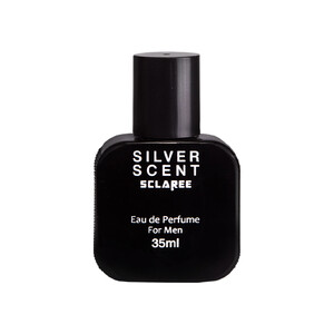 عطر جیبی مردانه اسکلاره مدل SILVER SCENT با رایحه گرم، شیرین، ادویه‌ای و مرکباتی حجم 35ml