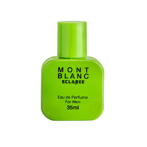 عطر جیبی مردانه اسکلاره مدل Mont Blanc با رایحه خنک، ملایم، معطر و چوبی میوه‌ای حجم 35ml
