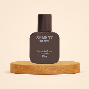 عطر جیبی مردانه اسکلاره مدل Shaik 77 با رایحه گرم، تند، شرقی و ادویه‌ای حجم 35ml