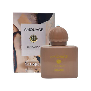 ادوپرفیوم یونیسکس اسکلاره مدل Amouage Guidance با رایحه گرم، شیرین، چوبی ادویه‌ای و آجیلی