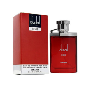 ادوپرفیوم مردانه اسکلاره مدل Dunhill Desire Red با رایحه گرم، شیرین، میوه‌ای و چوبی حجم 30ml