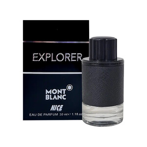ادوپرفیوم مردانه نایس پاپت مدل Mont Blanc Explorer با رایحه معتدل، چوبی، مرکباتی و چرمی حجم 30ml
