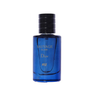 ادو پرفیوم جیبی مردانه نایس پاپت مدل Dior Sauvage Elixir با رایحه گرم، تند، ادویه‌ای، چوبی و تلخ حجم 30ml
