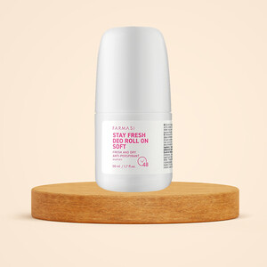 رول ضدتعریق زنانه فارماسی مدل Stay Fresh Soft با ماندگاری ۴۸ ساعته و فرمولاسیون فاقد الکل حجم 50ml