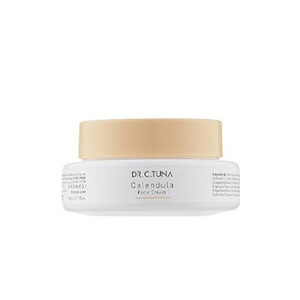 کرم صورت آبرسان و تسکین‌دهنده فارماسی مدل Dr. C. Tuna Calendula مناسب پوست‌های خشک و حساس حجم 50ml