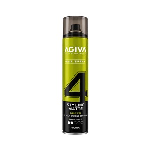 اسپری حالت دهنده مو آگیوا مدل Matte Strong با فینیش کاملاً مات و ماندگاری بالا حجم ۴۰۰ میل