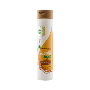 نرم‌کننده بسیار قوی شون مدل Ginseng & Keratin مناسب موهای رنگ‌شده و آسیب‌دیده حجم 400ml
