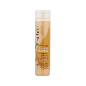 شامپو ترمیم‌کننده شون مدل Ginseng & Keratin مناسب موهای رنگ‌شده و آسیب‌دیده حجم 400ml