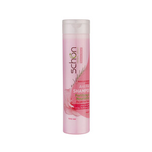 شامپو تقویت‌کننده و ضد ریزش شون مدل Rose & Rosemary مناسب انواع مو حجم 400ml