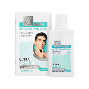 افترشیو ضد حساسیت مردانه مای مدل Ultra Calm التیام‌بخش و ضد قرمزی مناسب پوست‌های حساس حجم 100ml