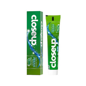 خمیر دندان ژله‌ای و خوشبوکننده کلوزآپ مدل Menthol Fresh حاوی دهان‌شویه زینک و عصاره خنک منتول حجم 50ml