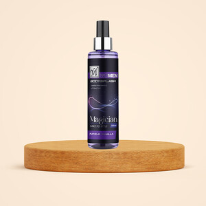 بادی اسپلش خوشبوکننده و آبرسان بدن زنانه مای مدل Magician Purple Vanilla با رایحه گرم و شیرین حجم 220ml