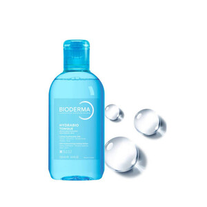 تونر آبرسان عمقی و تنظیم‌کننده pH بایودرما مدل Hydrabio Tonique مناسب پوست‌های دهیدراته و حساس حجم 250ml