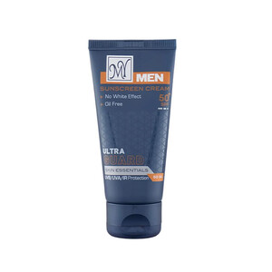 کرم ضد آفتاب فاقد چربی و مات‌کننده آقایان مای من مدل Ultra Guard با SPF 50 بدون رد سفیدی حجم 50ml