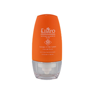 فلوئید ضدآفتاب بی‌رنگ الارو مدل Mega Hydra Booster SPF50 آبرسان و کنترل‌کننده چربی مناسب پوست‌های چرب و مختلط حجم 50ml