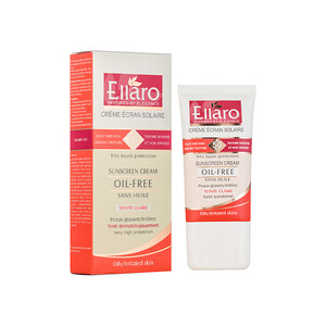 کرم ضدآفتاب رنگی فاقد چربی الارو SPF50 با پوشش مات مناسب پوست‌های چرب و مستعد آکنه حجم 40ml