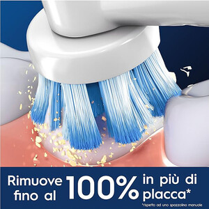 سری مسواک برقی اورال بی مدل Pro Sensitive Clean اصل مناسب دندان و لثه‌های حساس با الیاف دوگانه اولتراتین بسته ۴ عددی