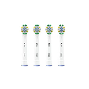 سری مسواک برقی اورال بی مدل Pro Floss Action اصل با الیاف میکروپالس پاک‌کننده فواصل بین‌دندانی بسته ۴ عددی