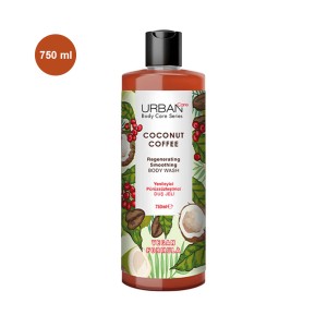 شامپو بدن نرم کننده اوربن کر Coconut Coffee با رایحه نارگیل و قهوه حجم ۷۵۰ میل