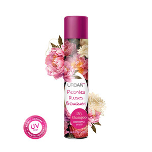 شامپو خشک حجم‌دهنده و طراوت‌بخش اوربن کر مدل Peonies &amp; Rose Bouquet حجم ۲۰۰ میل