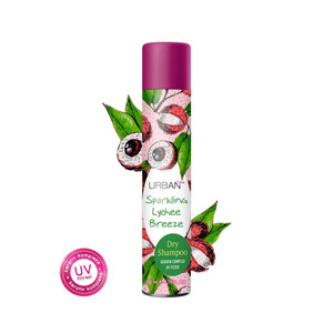 شامپو خشک اوربن کر Sparkling Lychee Breeze، اسپری حجم‌دهنده با رایحه لیچی و کمپلکس کراتین تقویت‌کننده
