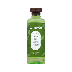شامپو سم‌زدا و تقویت‌کننده ویت یو مدل Green Tea مناسب انواع مو با عصاره چای سبز حجم ۳۰۰ میل