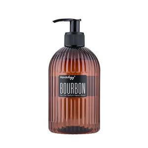 مایع دستشویی مرطوب‌کننده و معطر هندولوژی مدل Bourbon با رایحه گرم چوبی و وانیل وزن ۴۸۰ گرم