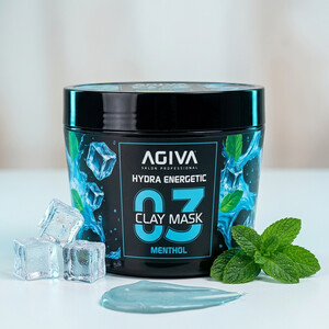 ماسک صورت رسی آگیوا مدل Clay Mask 03 پاک‌کننده عمقی و شفاف‌کننده مناسب انواع پوست حجم ۳۰۰ میل