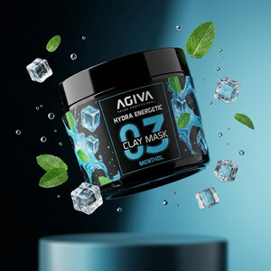 ماسک صورت رسی آگیوا مدل Clay Mask 03 پاک‌کننده عمقی و شفاف‌کننده مناسب انواع پوست حجم ۳۰۰ میل