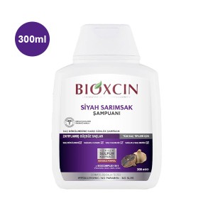 شامپو تقویت‌کننده و ضد ریزش مو بیوکسین مدل SİYAH SARIMSAK حاوی عصاره سیر سیاه و بدون سولفات