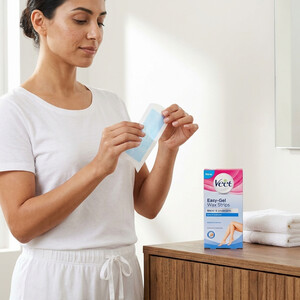 نوار موبر ویت مدل Sensitive Skin مخصوص زیربغل و بیکینی حاوی روغن بادام بسته ۲۰ عددی