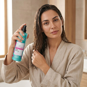 اسپری نرم کننده و آبرسان مو اربن کر مدل Pure Coconut and Aloe Vera مناسب موهای رنگ شده حجم ۲۰۰ میل