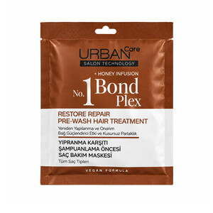 ماسک مو اوربن کر مدل Bond Plex no,1 تقویت کننده مو، ترمیم پیوندهای شکسته مناسب موهای دکلره و رنگ شده حجم ۵۰ میل
