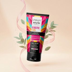 ژل موی فر اوربن کر ELASTIC CURL با فرمول وگان و کراتین گیاهی، حجم ۱۵۰ میل