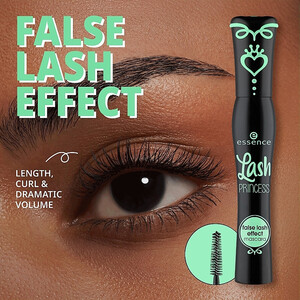 ریمل اسنس Lash Princess مناسب مژه‌های کوتاه و کم‌پشت، جلوه مژه مصنوعی بدون چسباندن