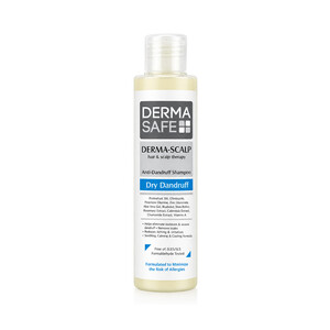 شامپو ضد شوره درماسیف DermaScalp فاقد سولفات مناسب موی خشک و پوست سر