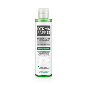شامپو ضد شوره درماسیف Oily Dandruff مناسب پوست سر چرب و شوره مقاوم، حجم ۲۰۰ میل