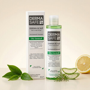 شامپو درماسیف Derma Scalp Oily Dandruff با Piroctone Olamine و Climbazole برای کنترل شوره