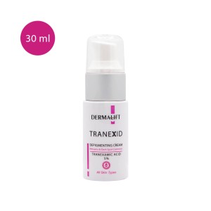 کرم ضد لک قوی درمالیفت حاوی ترانگزامیک اسید مناسب لک‌های بارداری و آکنه مدل Tranexid حجم 40 میل