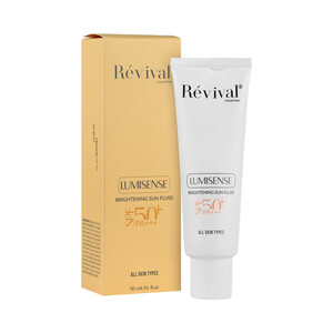 ضد آفتاب رویوال مدل LUMISENSE SPF50 ضد لک و روشن کننده حجم ۵۰ میل