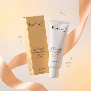 خرید کرم ضد آفتاب بی رنگ رویوال مدل LUMISENSE BRIGHTENING SUN FLUID