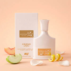 عطر زنانه نایس پاپت CREED AVENTUS FOR HER، رایحه کهربایی هلو و یاس، مناسب روز و شب