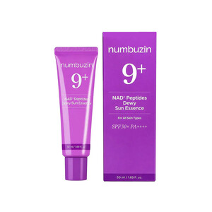 ضد آفتاب نامبوزین مدل No.9 NAD+ Bio Super Defense Glow Sunscreen با پپتید و NAD+ مناسب همه انواع پوست حجم ۵۰ میل