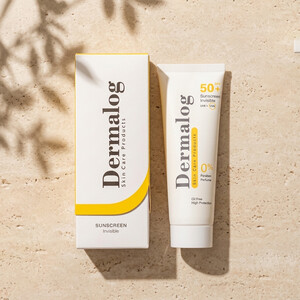 کرم ضد آفتاب بی رنگ درمالوگ مدل Oil Free SPF50 مات کننده و ضد براقی مناسب پوست چرب حجم ۵۰ میل