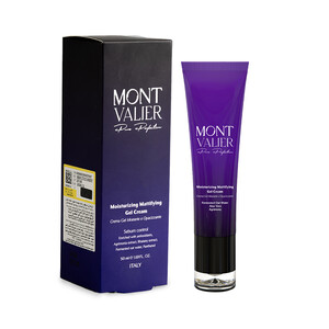 کرم ژل مرطوب کننده و مات کننده مونت ولیر مدل Moisturizing Mattifying Gel Cream با خاصیت کنترل چربی حجم ۵۰ میل