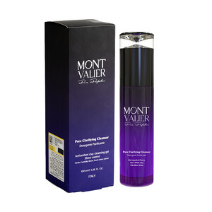 ژل شوینده و تصفیه کننده منافذ مونت ولیر مدل Pore Clarifying Cleanser با خاصیت کنترل چربی و براقی پوست حجم ۱۰۰ میل