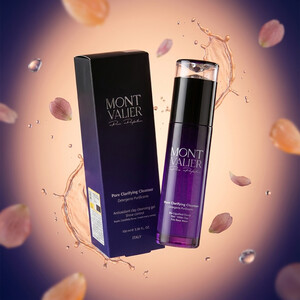 ژل شوینده و تصفیه کننده منافذ مونت ولیر مدل Pore Clarifying Cleanser با خاصیت کنترل چربی و براقی پوست حجم ۱۰۰ میل